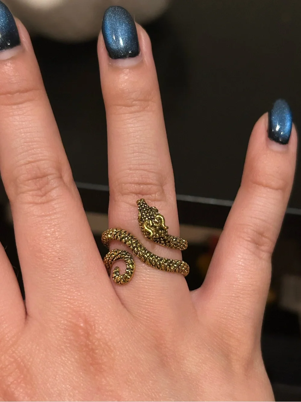 Gold Dragon Wrap Ring